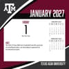 image Texas Aggies 2027 Desk Calendar Second Alternate Image