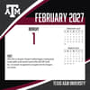 image Texas Aggies 2027 Desk Calendar Third Alternate Image