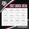 image Texas Aggies 2027 Desk Calendar Fourth Alternate Image