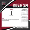 image South Carolina Gamecocks 2027 Desk Calendar Second Alternate Image