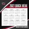 image South Carolina Gamecocks 2027 Desk Calendar Fourth Alternate Image