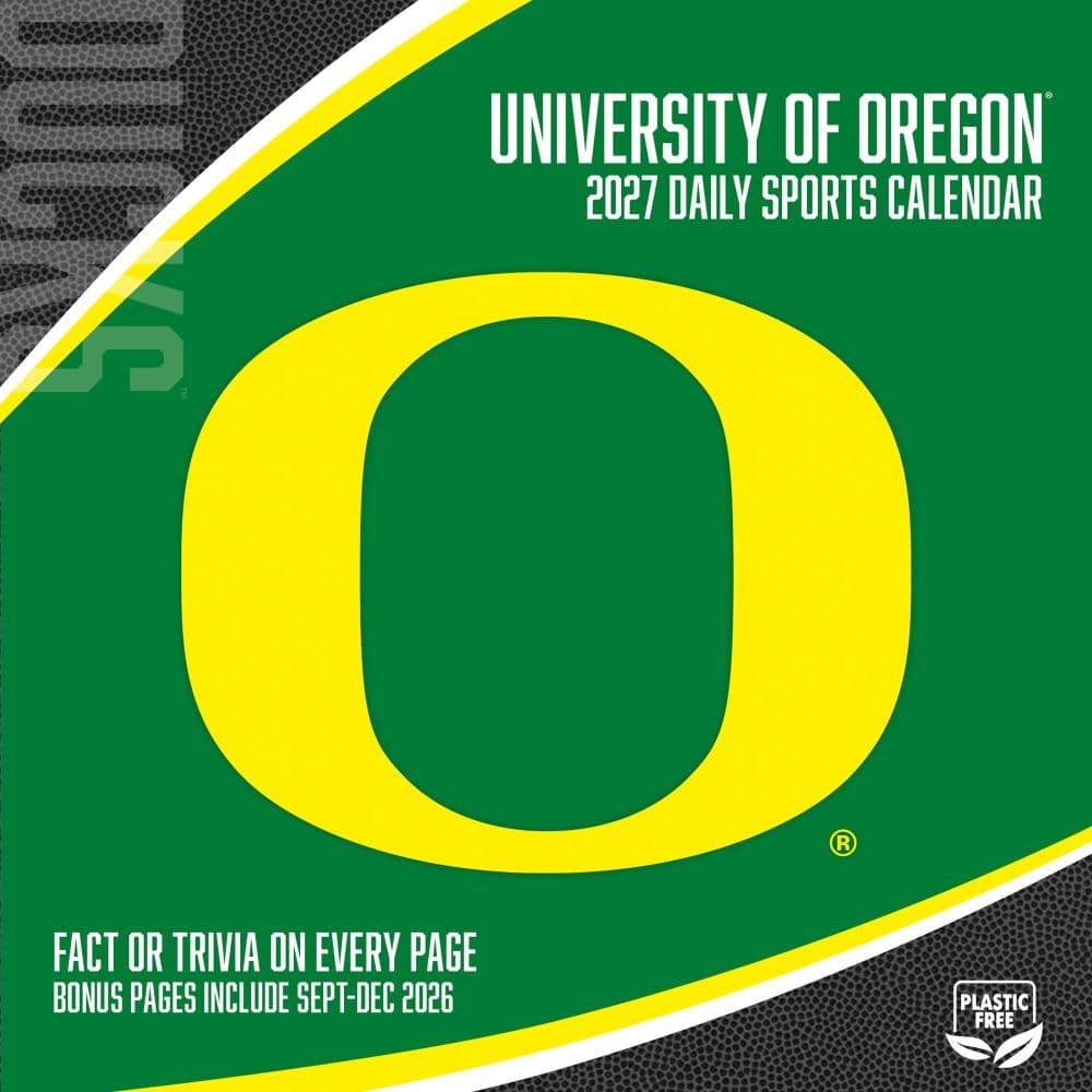 Oregon Ducks 2027 Desk Calendar First Alternate Image
