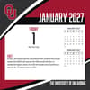 image Oklahoma Sooners 2027 Desk Calendar Second Alternate Image