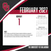 image Oklahoma Sooners 2027 Desk Calendar Third Alternate Image