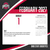 image Ohio State Buckeyes 2027 Desk Calendar Third Alternate Image