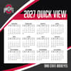 image Ohio State Buckeyes 2027 Desk Calendar Fourth Alternate Image