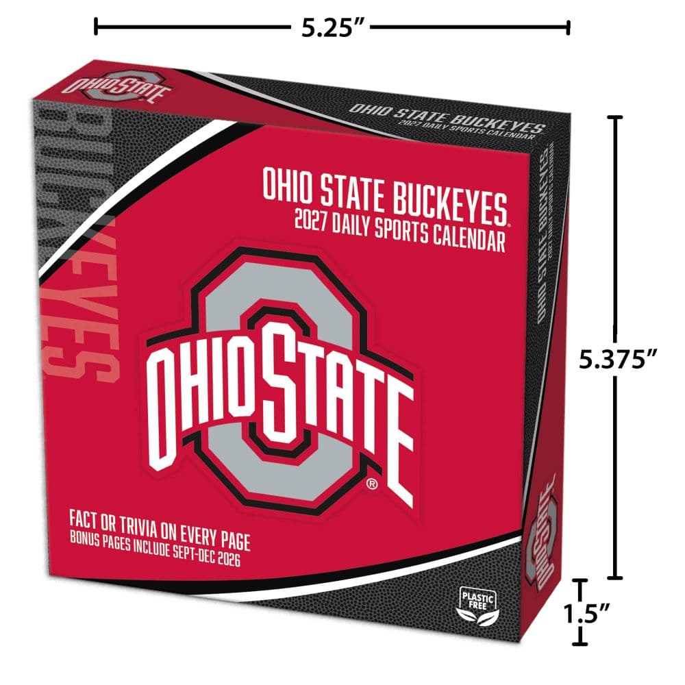 Ohio State Buckeyes 2027 Desk Calendar Fifth Alternate Image