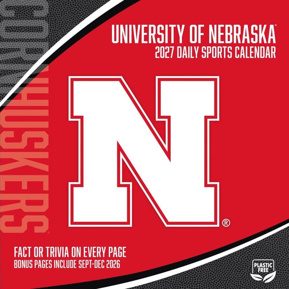 Nebraska Cornhuskers 2027 Desk Calendar First Alternate Image
