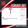 image Nebraska Cornhuskers 2027 Desk Calendar Third Alternate Image