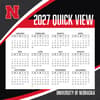 image Nebraska Cornhuskers 2027 Desk Calendar Fourth Alternate Image