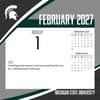 image Michigan State Spartans 2027 Desk Calendar Third Alternate Image