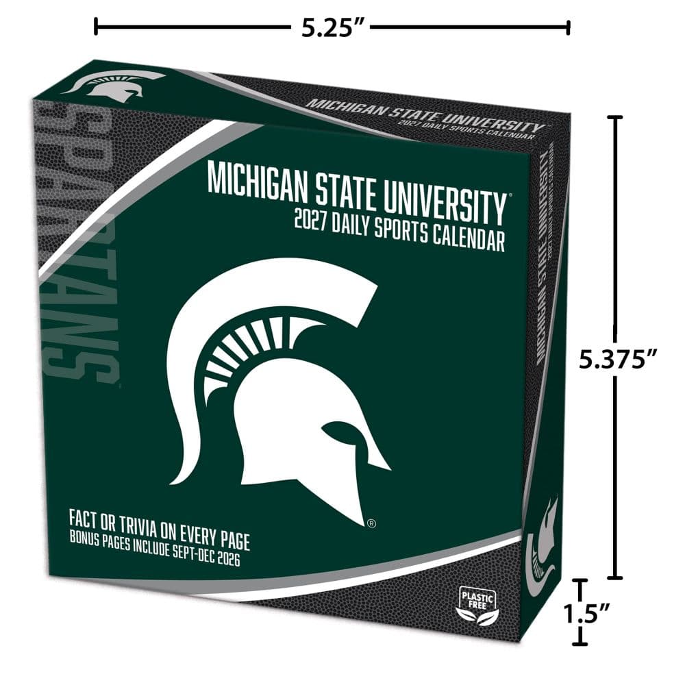 Michigan State Spartans 2027 Desk Calendar Fifth Alternate Image