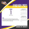 image LSU Tigers 2027 Desk Calendar Second Alternate Image