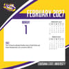 image LSU Tigers 2027 Desk Calendar Third Alternate Image