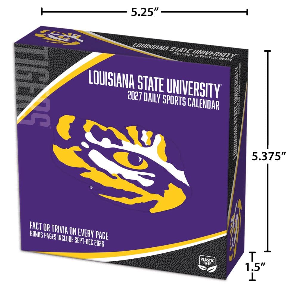 LSU Tigers 2027 Desk Calendar Fifth Alternate Image