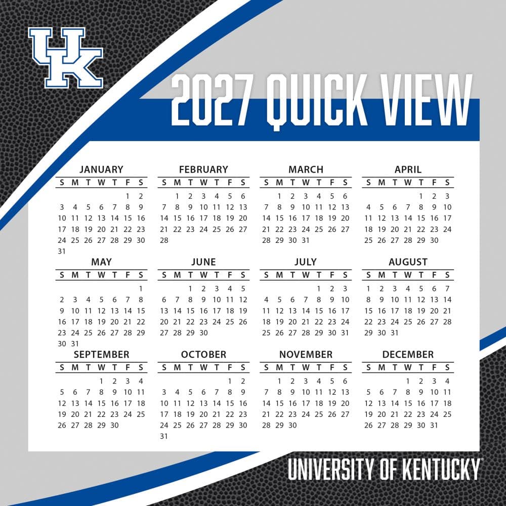 Kentucky Wildcats 2027 Desk Calendar Fourth Alternate Image