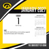 image Iowa Hawkeyes 2027 Desk Calendar Second Alternate Image
