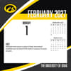 image Iowa Hawkeyes 2027 Desk Calendar Third Alternate Image