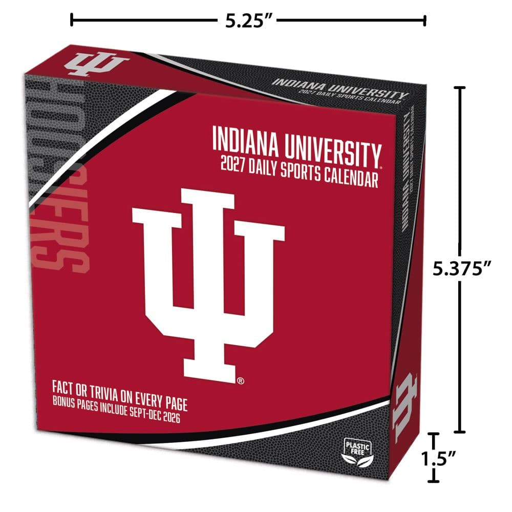 Indiana Hoosiers 2027 Desk Calendar Fifth Alternate Image