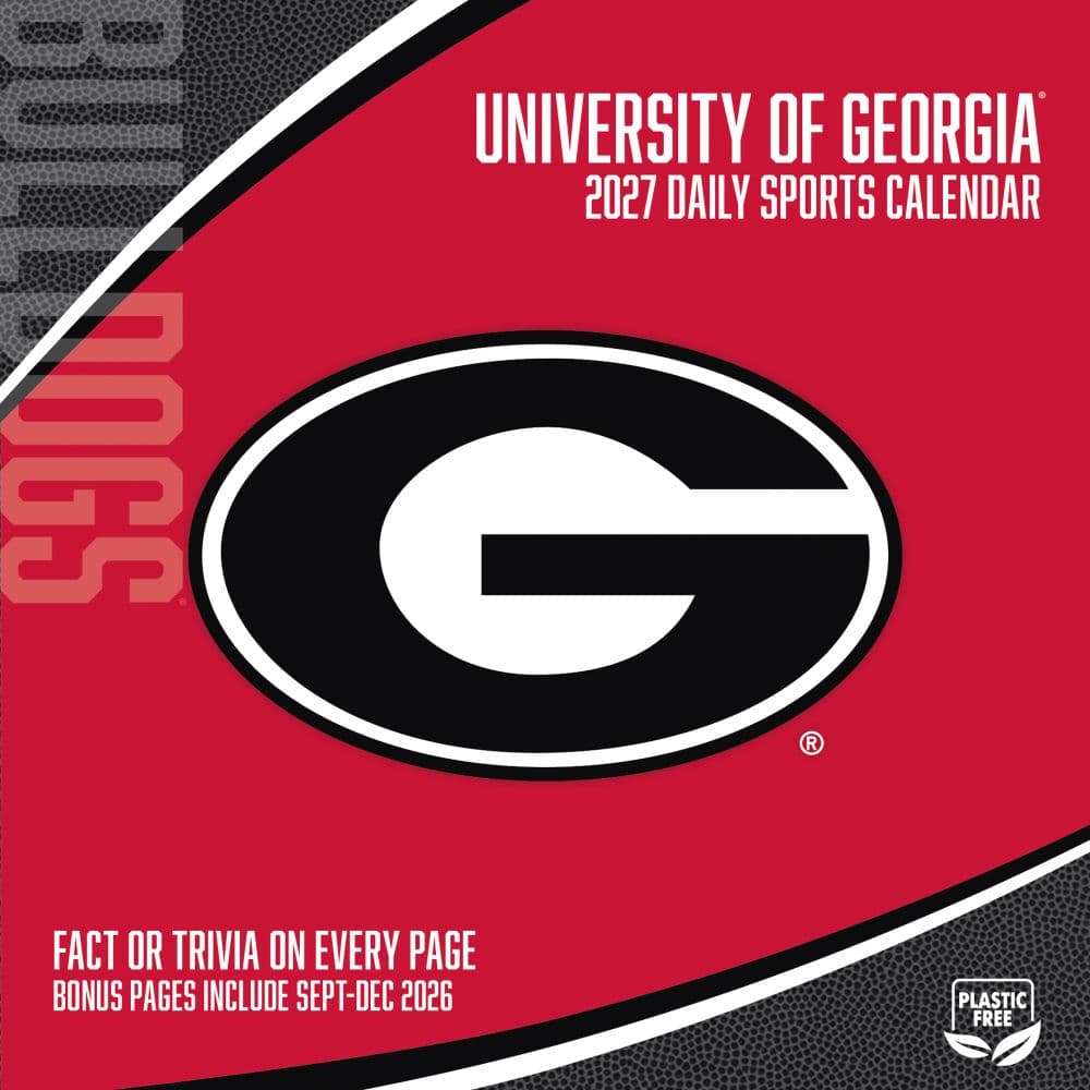 Georgia Bulldogs 2027 Desk Calendar First Alternate Image