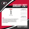 image Georgia Bulldogs 2027 Desk Calendar Second Alternate Image
