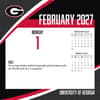 image Georgia Bulldogs 2027 Desk Calendar Third Alternate Image
