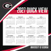 image Georgia Bulldogs 2027 Desk Calendar Fourth Alternate Image