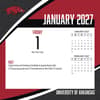 image Arkansas Razorbacks 2027 Desk Calendar Second Alternate Image