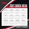 image Arkansas Razorbacks 2027 Desk Calendar Fourth Alternate Image