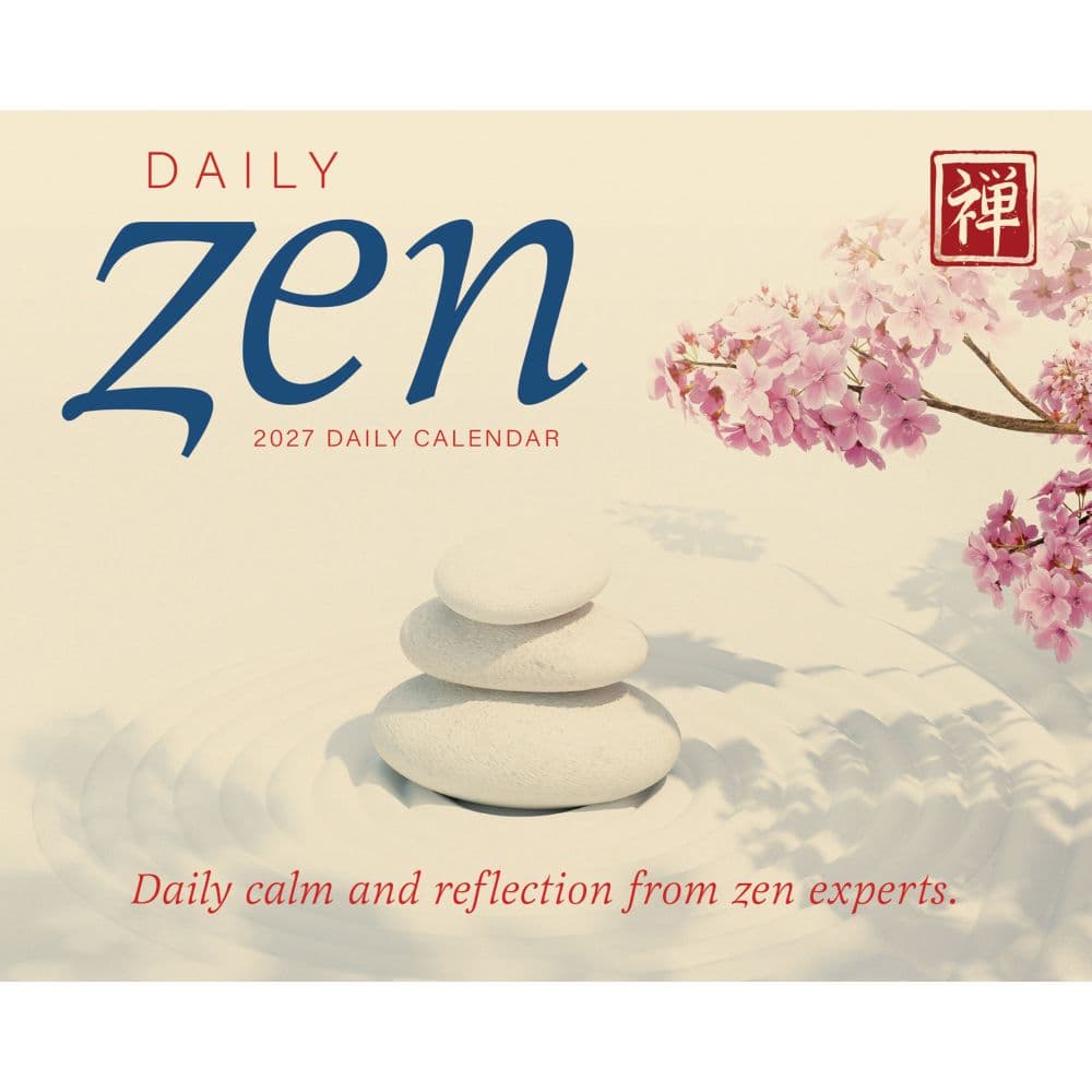 Daily Zen 2027 Desk Calendar Main Product Image