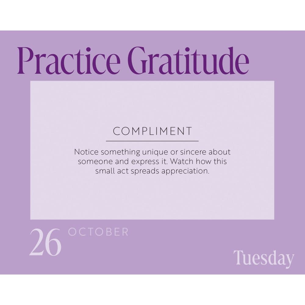 Gratitude 2027 Desk Calendar Third Alternate Image