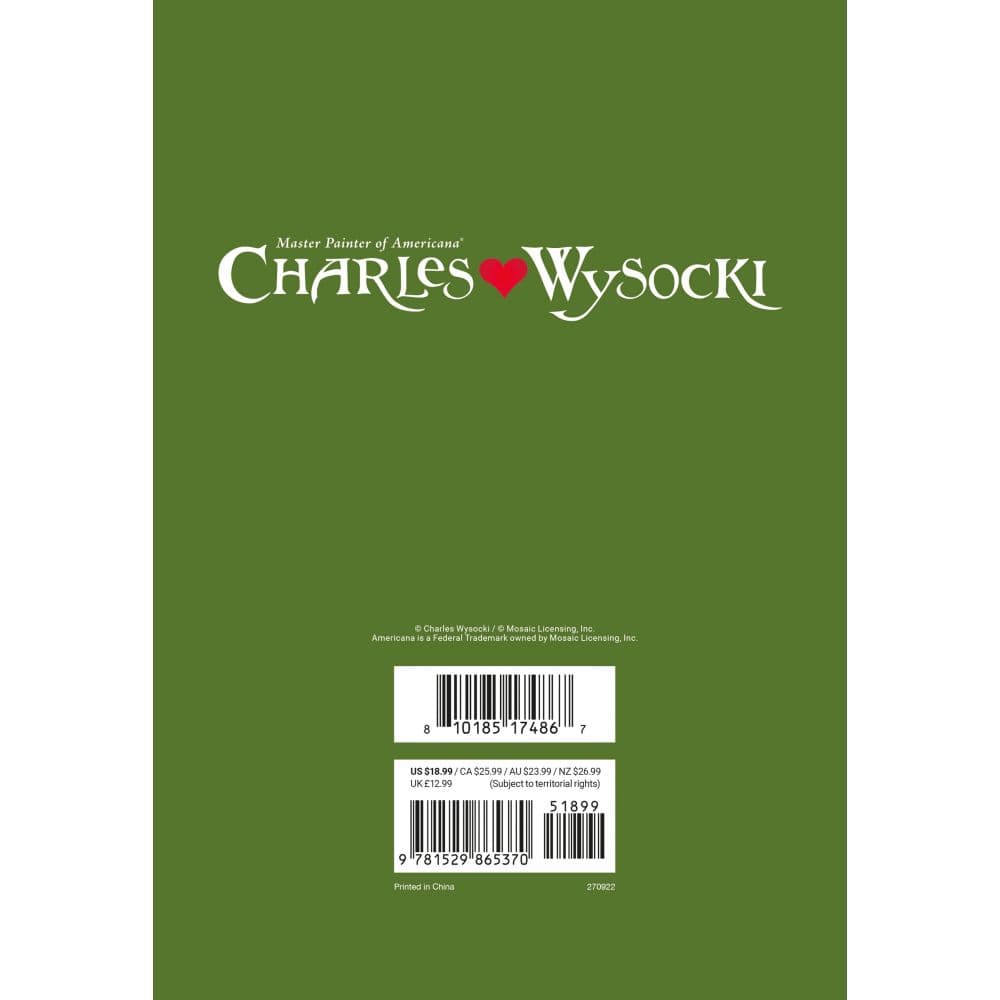 Charles Wysocki Americana 2027 Planner First Alternate Image