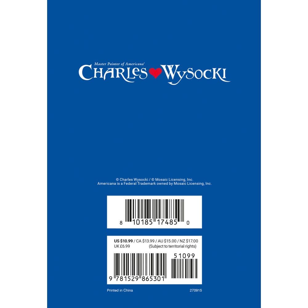 Charles Wysocki Americana 2027 Pocket Planner First Alternate Image