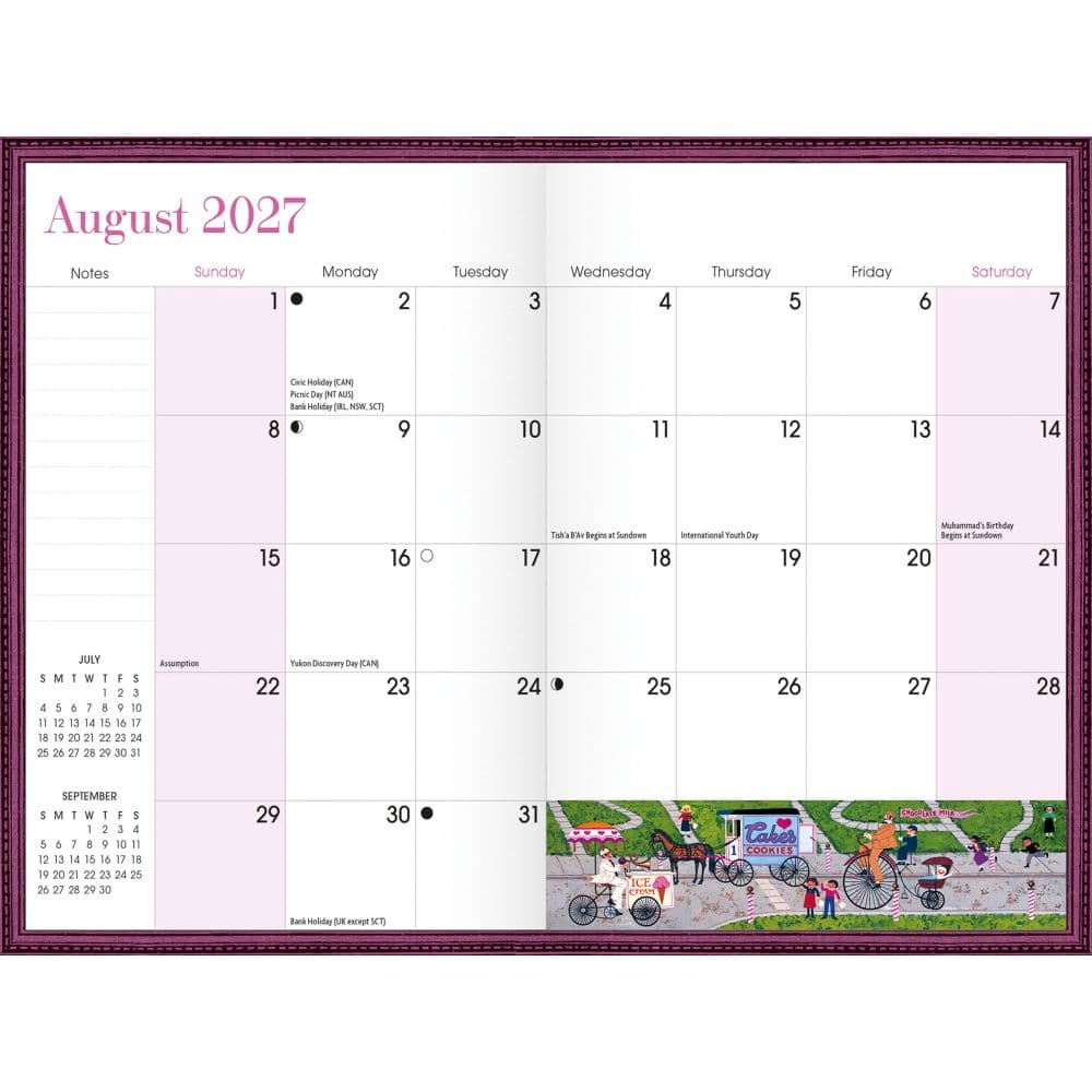 Charles Wysocki Americana 2027 Pocket Planner Third Alternate Image