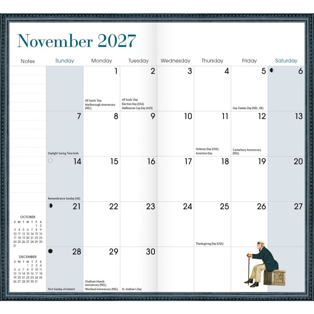 Charles Wysocki Americana 2027 2 Year Pocket Planner Third Alternate Image