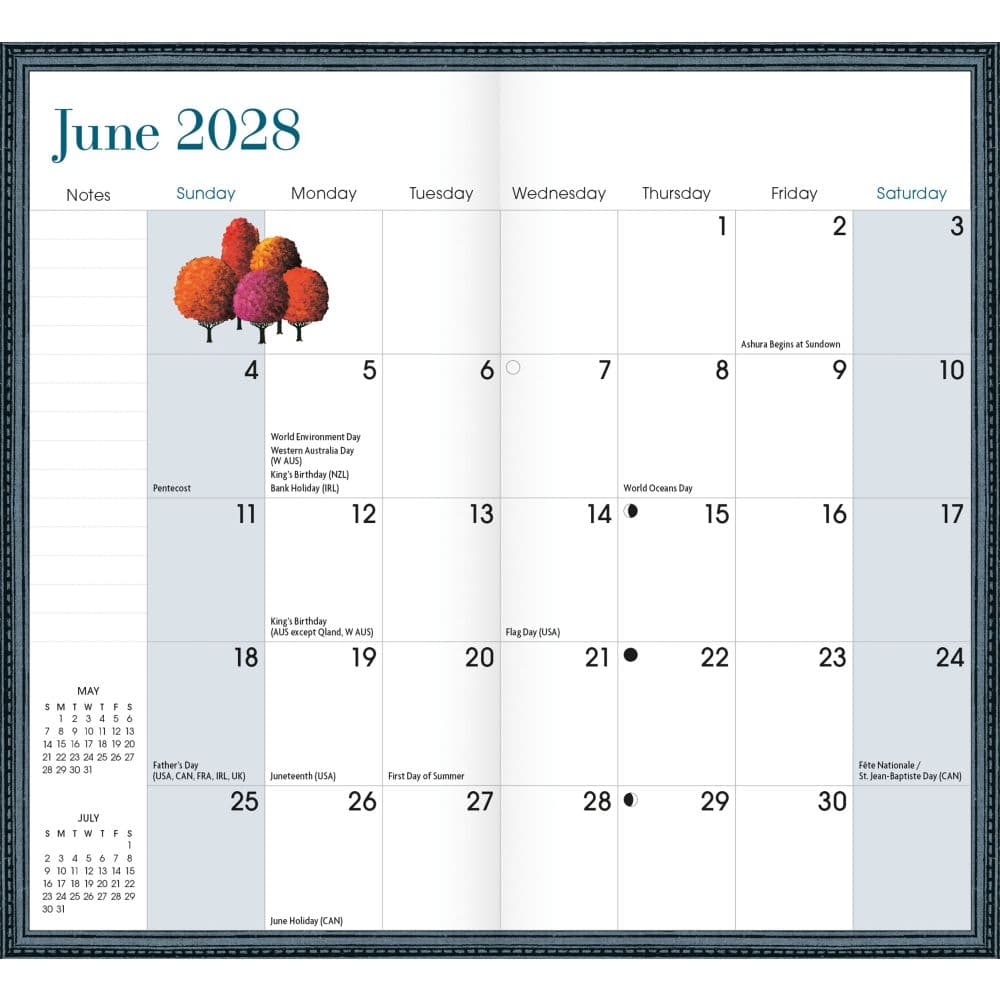 Charles Wysocki Americana 2027 2 Year Pocket Planner Fourth Alternate Image