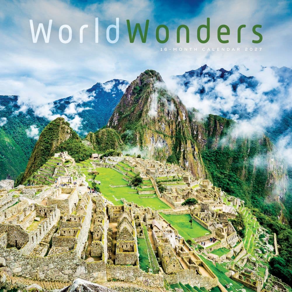 World Wonders 2027 Wall Calendar Main Product Image