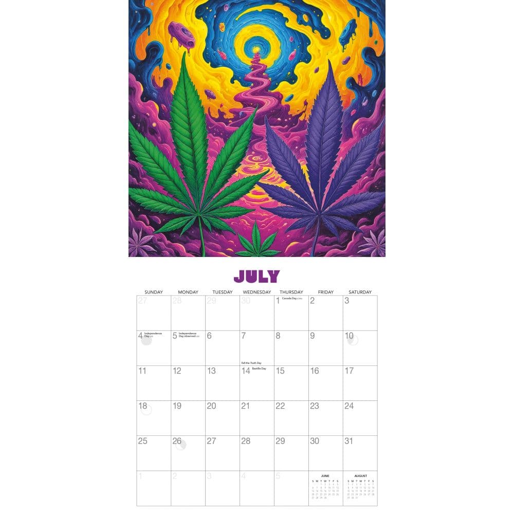 Weedscapes 2027 Wall Calendar Third Alternate Image