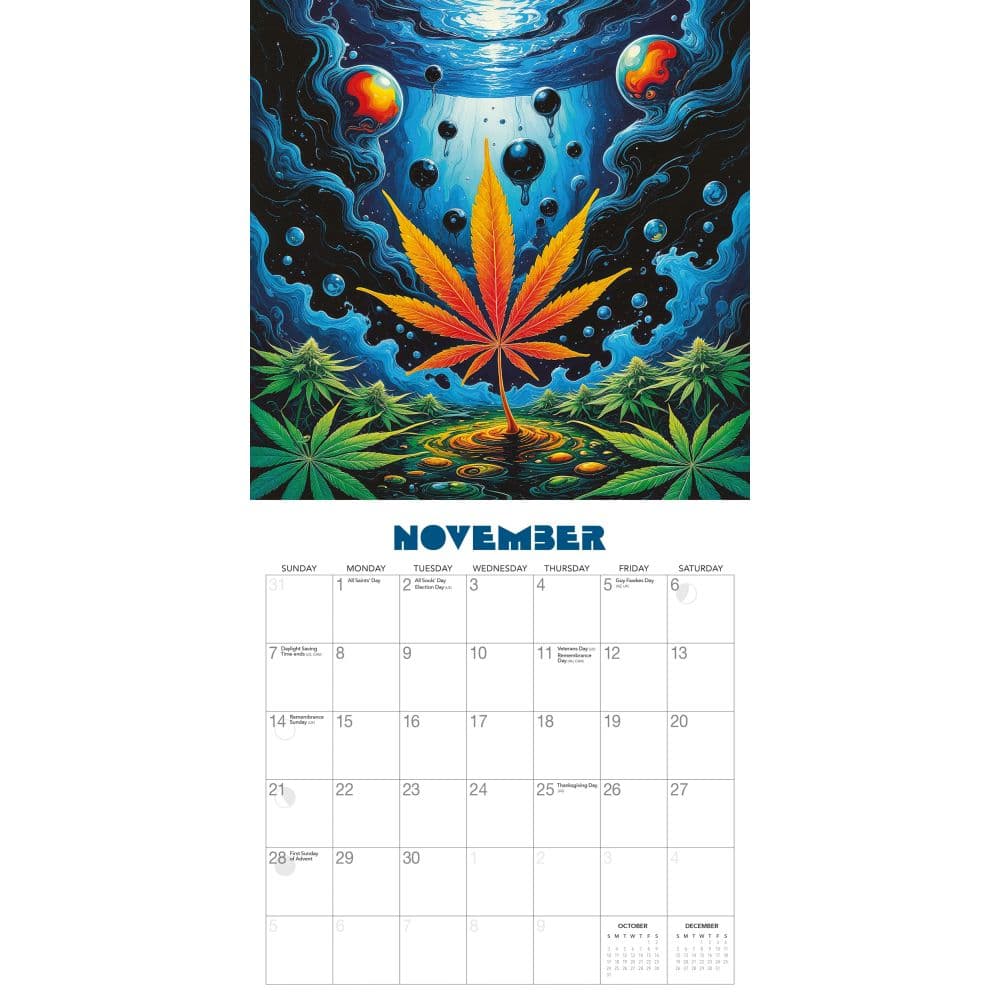 Weedscapes 2027 Wall Calendar Fourth Alternate Image