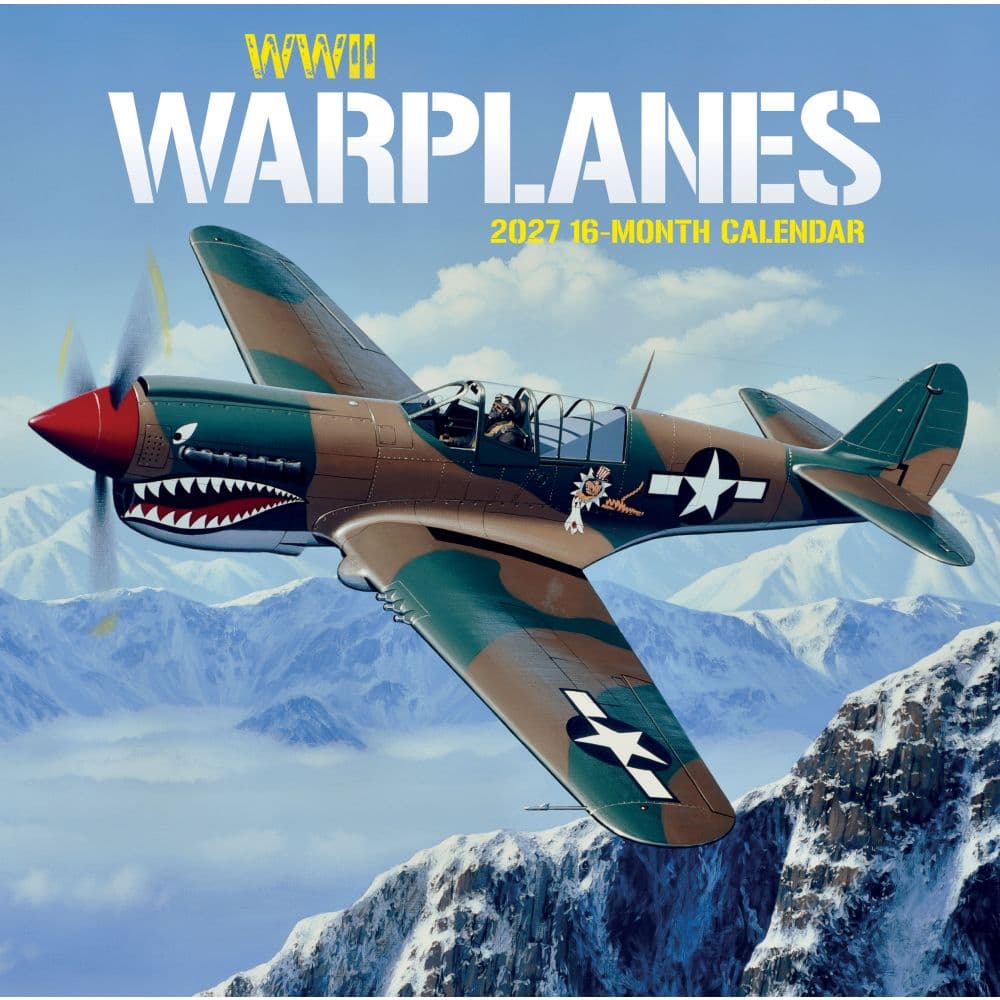 WWII Warplanes 2027 Wall Calendar Main Product Image