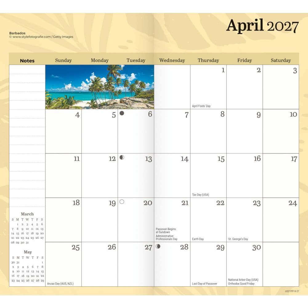 Island Paradise 2027 2 Year Pocket Planner Second Alternate Image