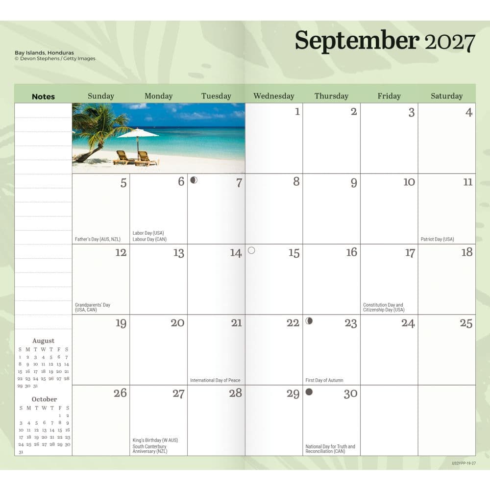 Island Paradise 2027 2 Year Pocket Planner Third Alternate Image