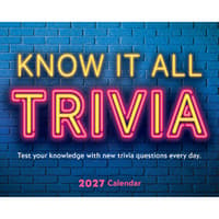 image Know-it-All Trivia 2027 Desk Calendar Main Product Image
