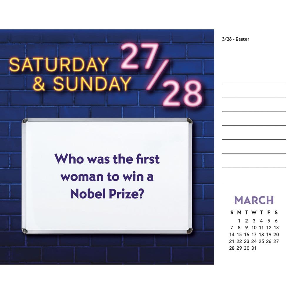 Know-it-All Trivia 2027 Desk Calendar Second Alternate Image