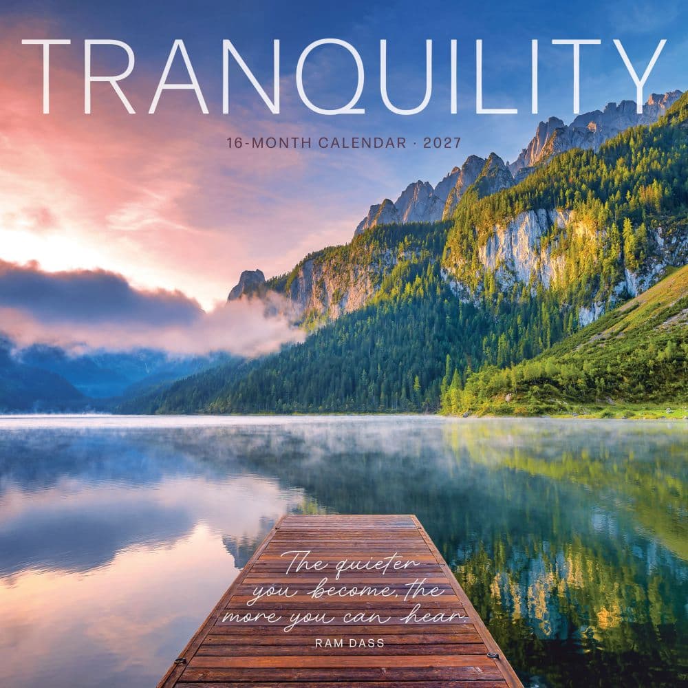 Tranquillity 2027 Wall Calendar Main Product Image