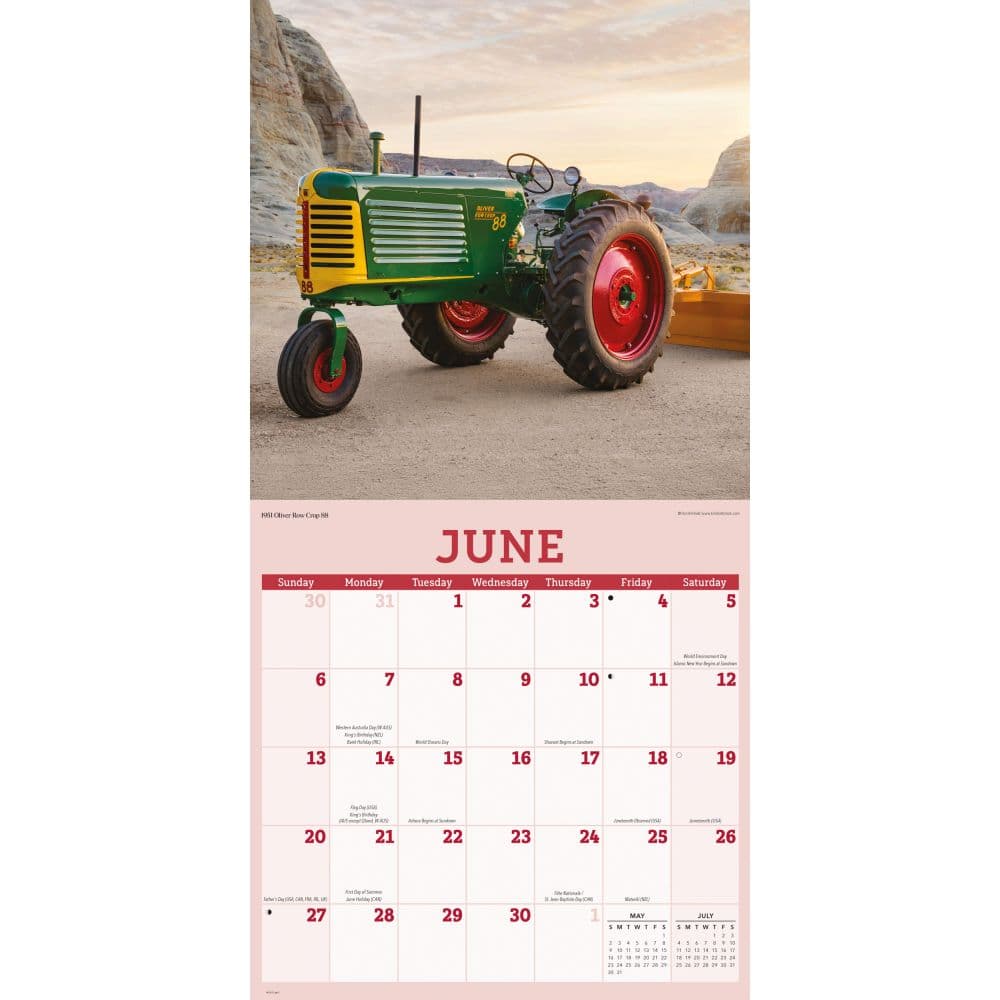 Classic Tractors 2027 Wall Calendar Third Alternate Image