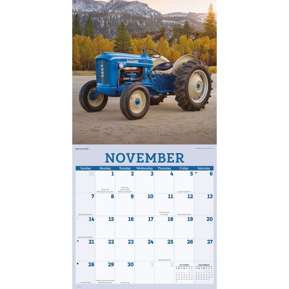 Classic Tractors 2027 Wall Calendar Fourth Alternate Image