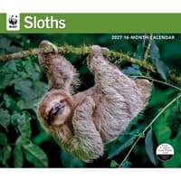 image WWF Sloths 2027 Wall Calendar Main Product Image