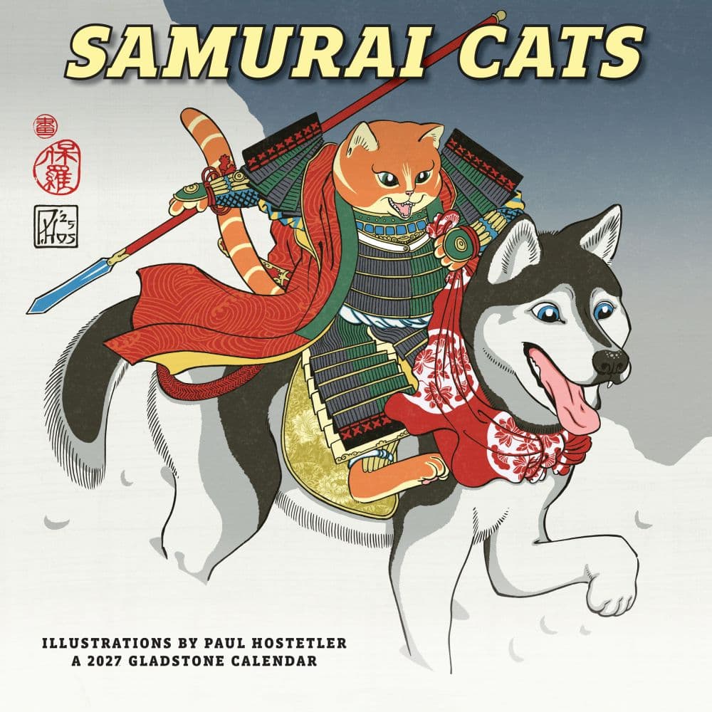 image Samurai Cats 2027 Wall Calendar Main Product Image