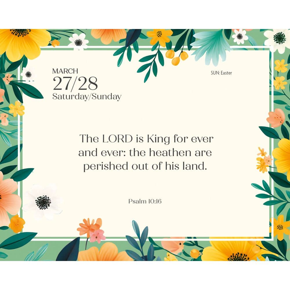 Psalms 2027 Desk Calendar Second Alternate Image